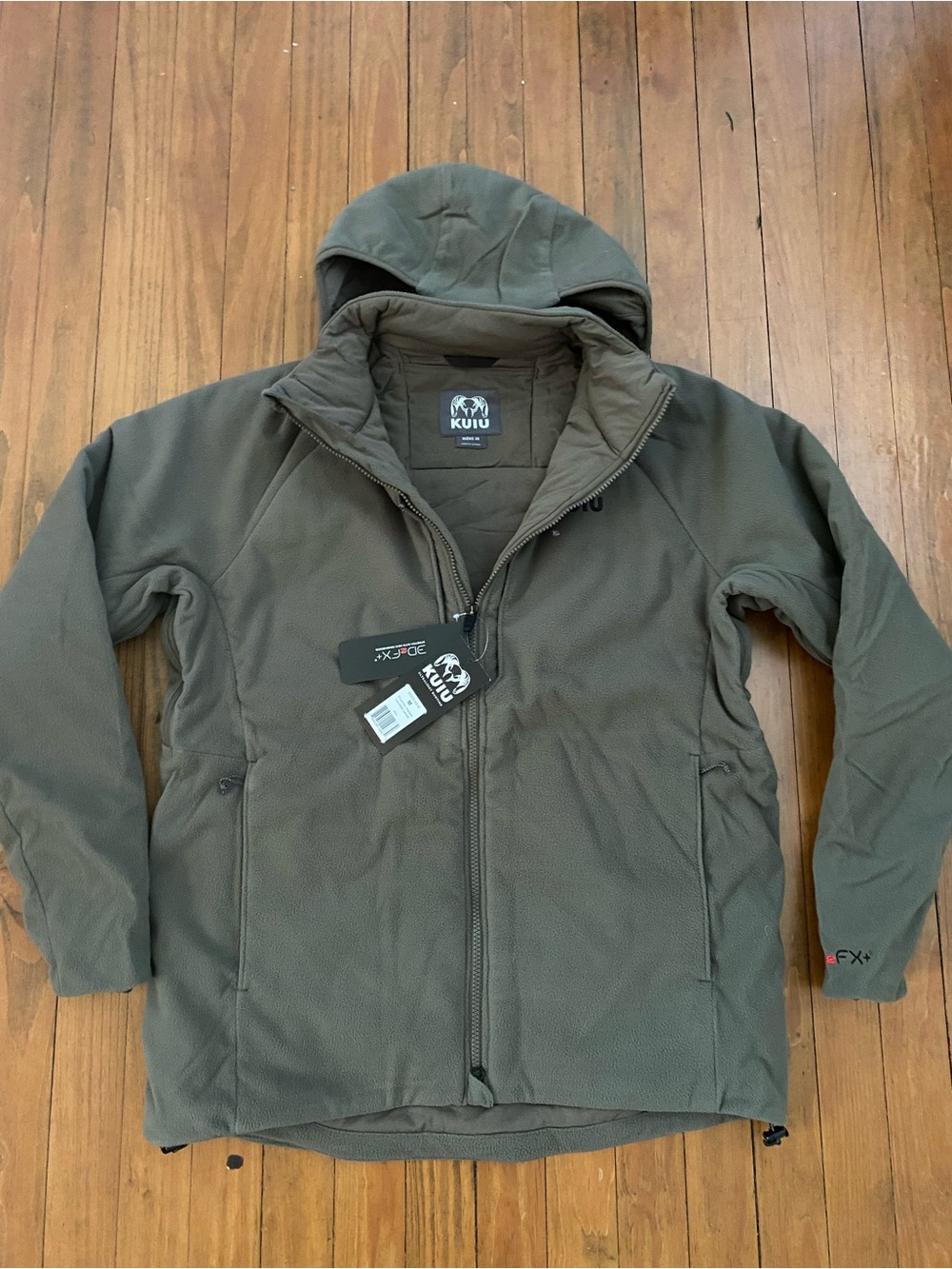 KUIU Men's Proximity Insulated Hoodie Jacket Medium Ash